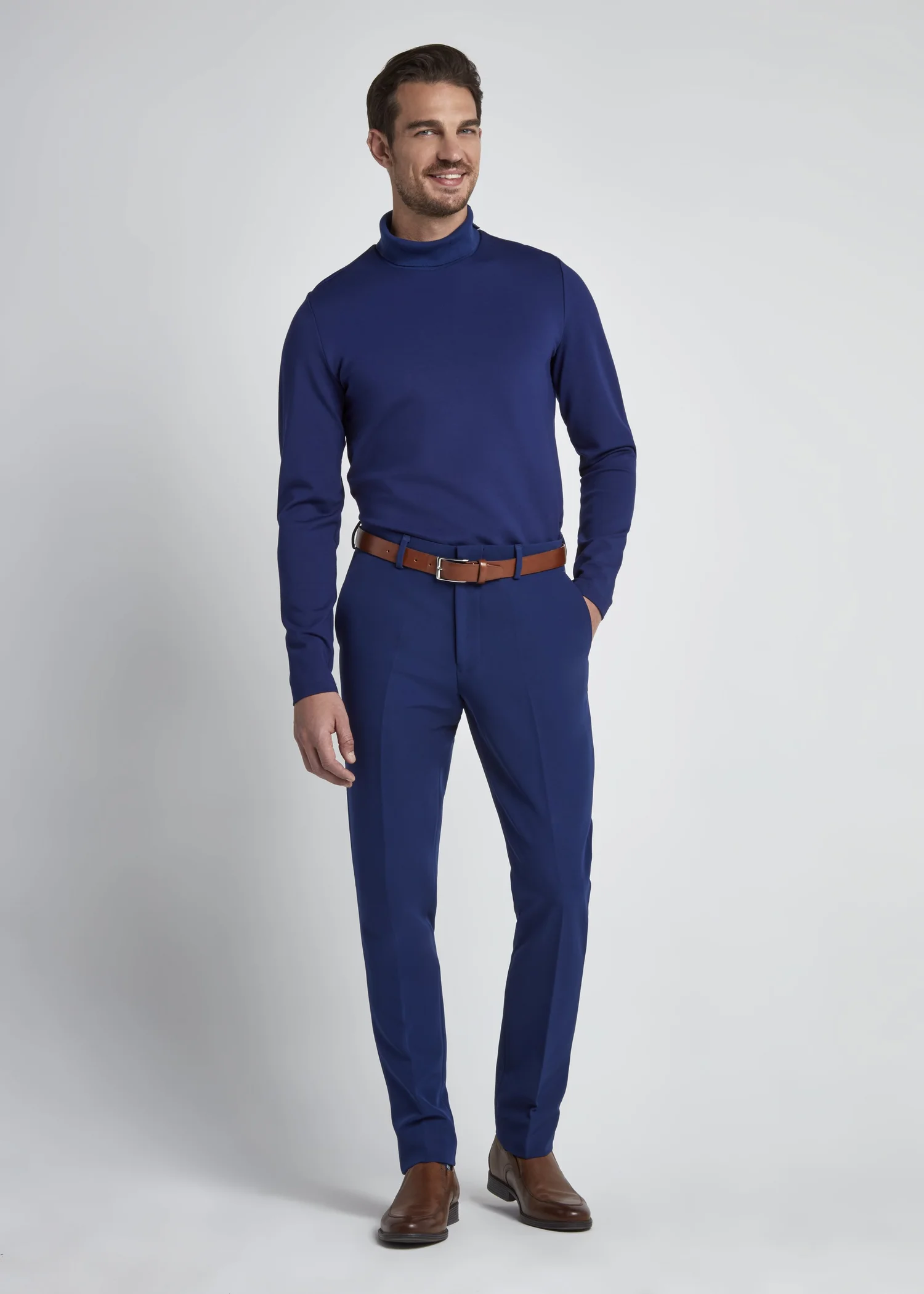Fine-gauge turtleneck from a UNITEN uniform capsule collection