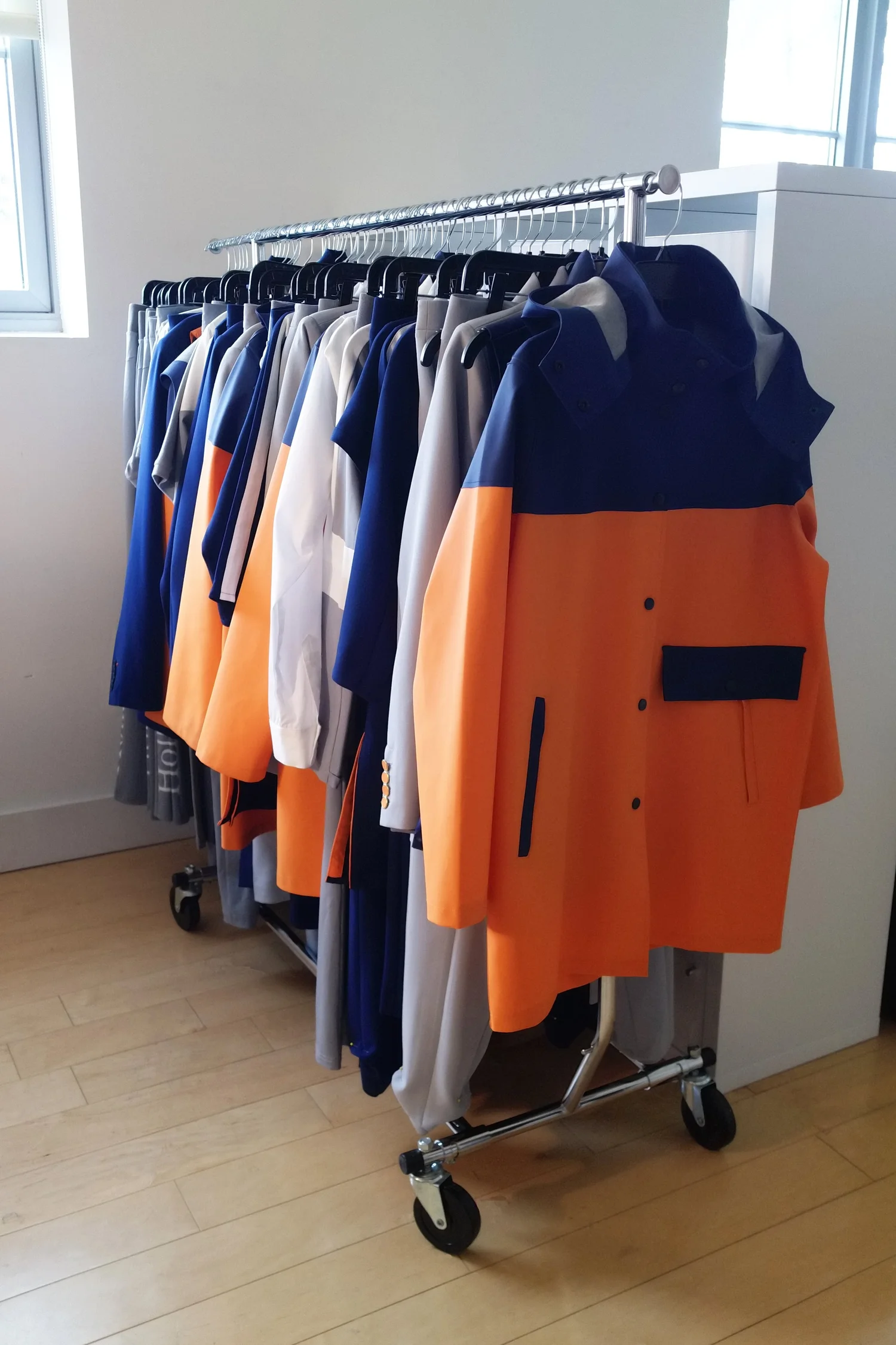The finished Holland America Line uniform collection designed by UNITEN